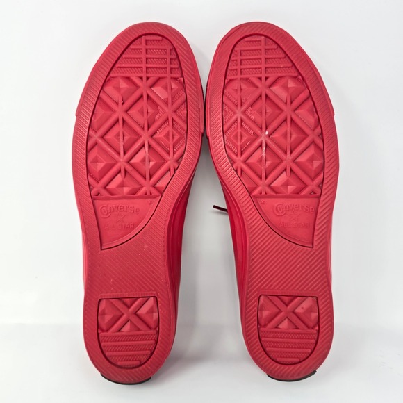 Converse All Star x OPI Red Heads Ahead Low Top Sneakers Red Womens 9 Mens 7 - Picture 13 of 16